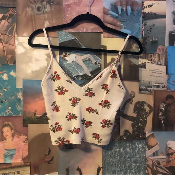Brandy Melville Floral Tank